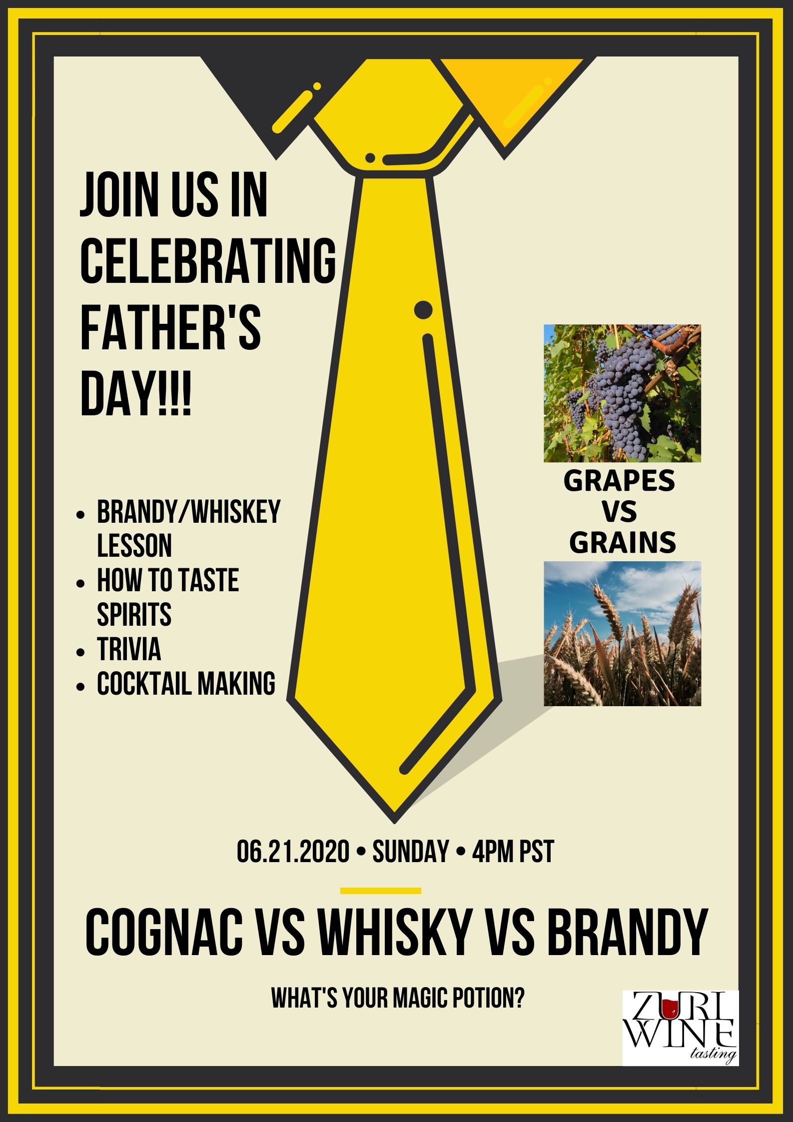 Grapes Vs Grains Father S Day Inspired Cognac And Whisky Class